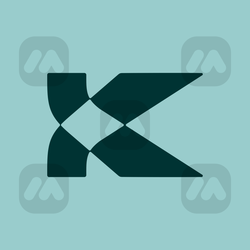 Letter K Monogram Logo 