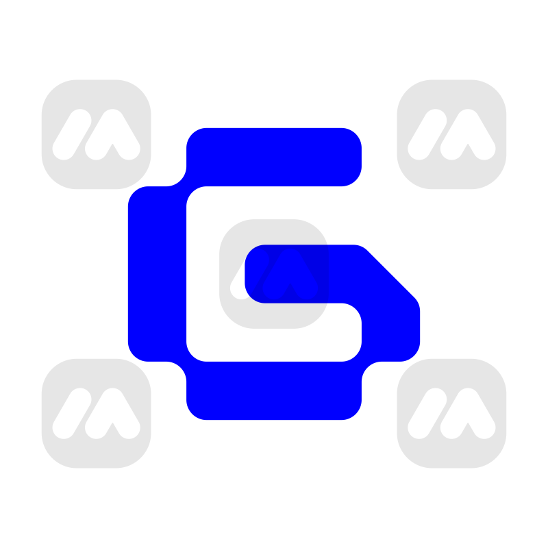 Letter G Logo Digital Monogram