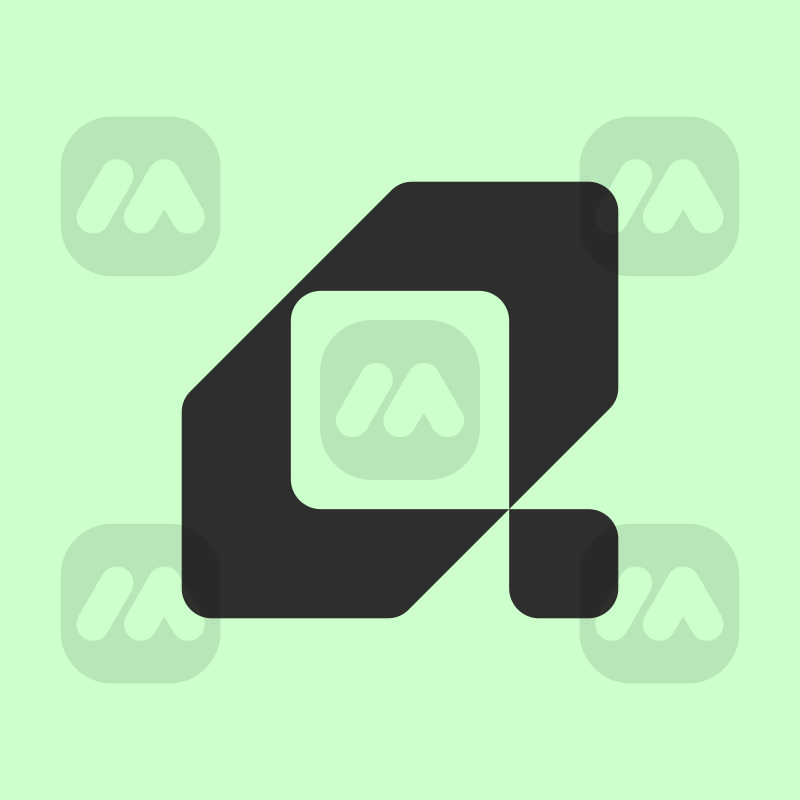 Letter Q Monogram Logo Digital Style