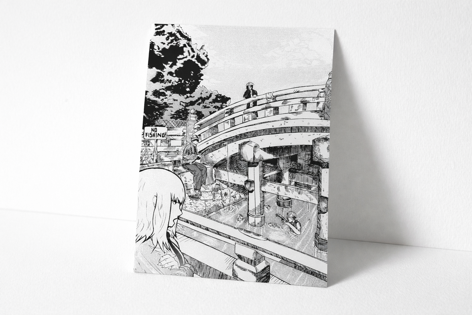 NO FISHING manga print