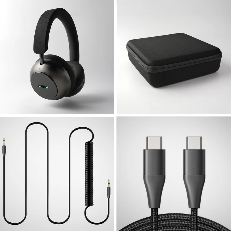 Wireless Over-Ear Headphones Set