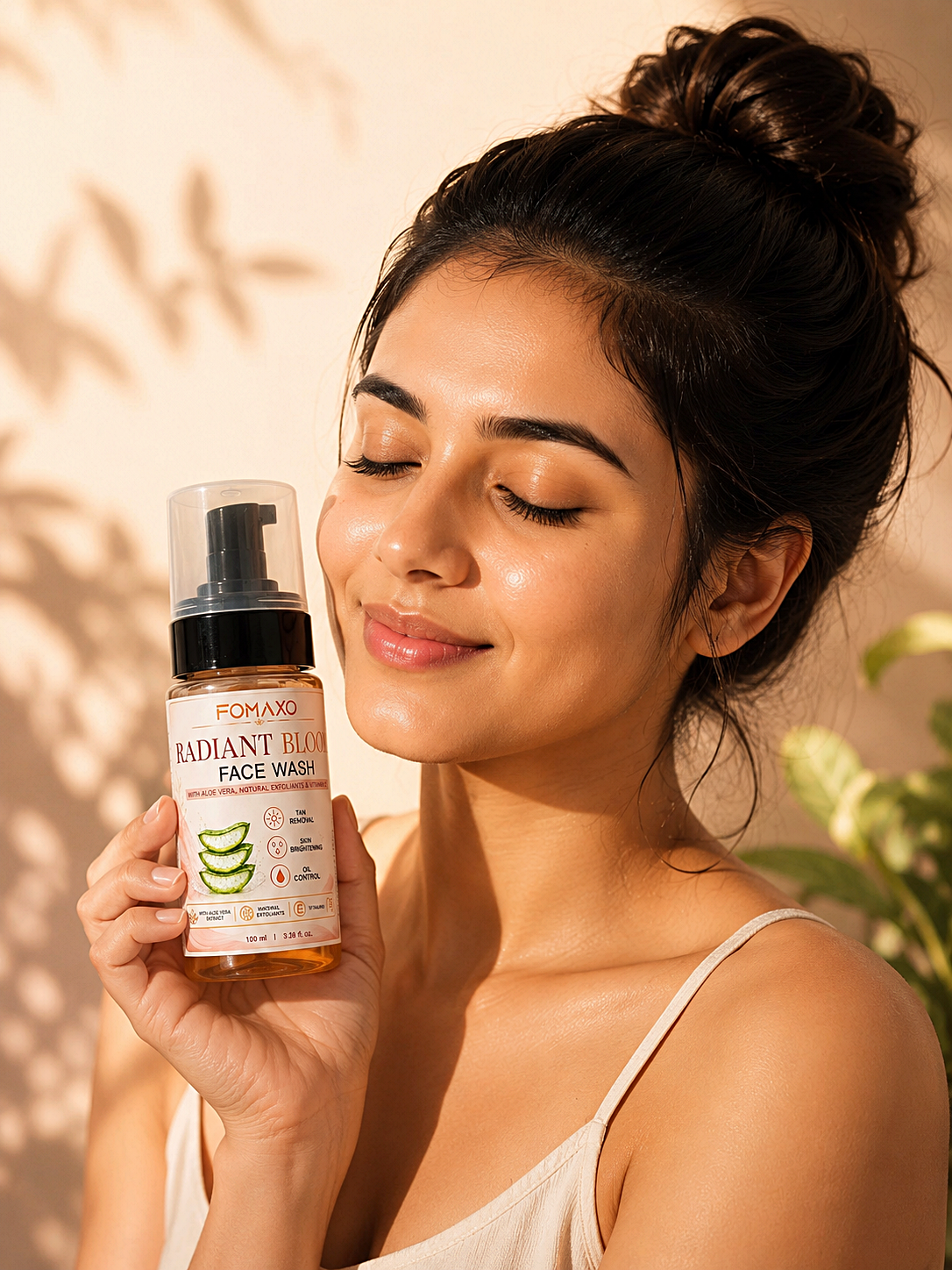 Radiant Bloom Face Wash - Tan Removal & Skin Brightening 