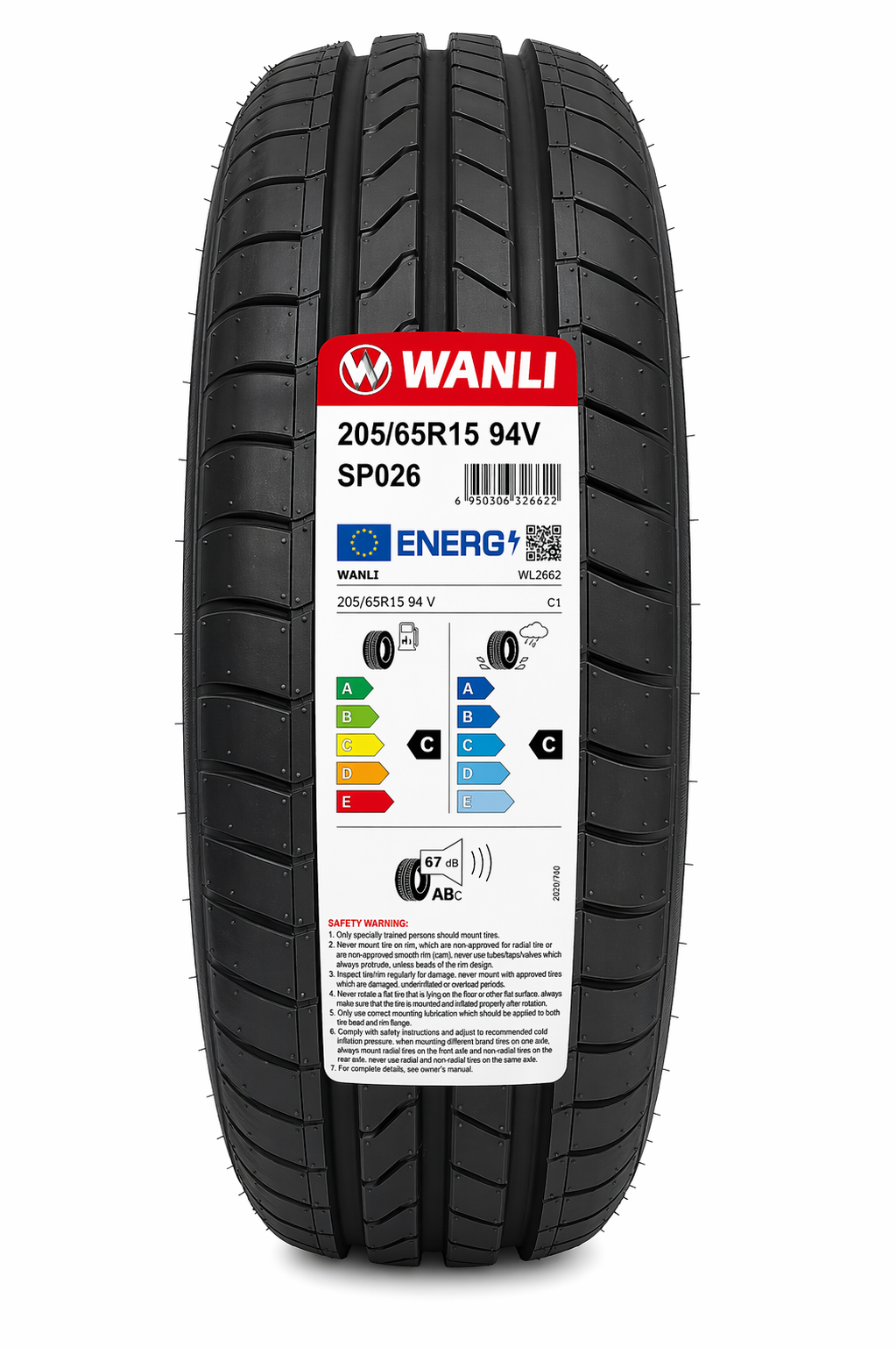 Llanta Wanli 205/65R15 94V