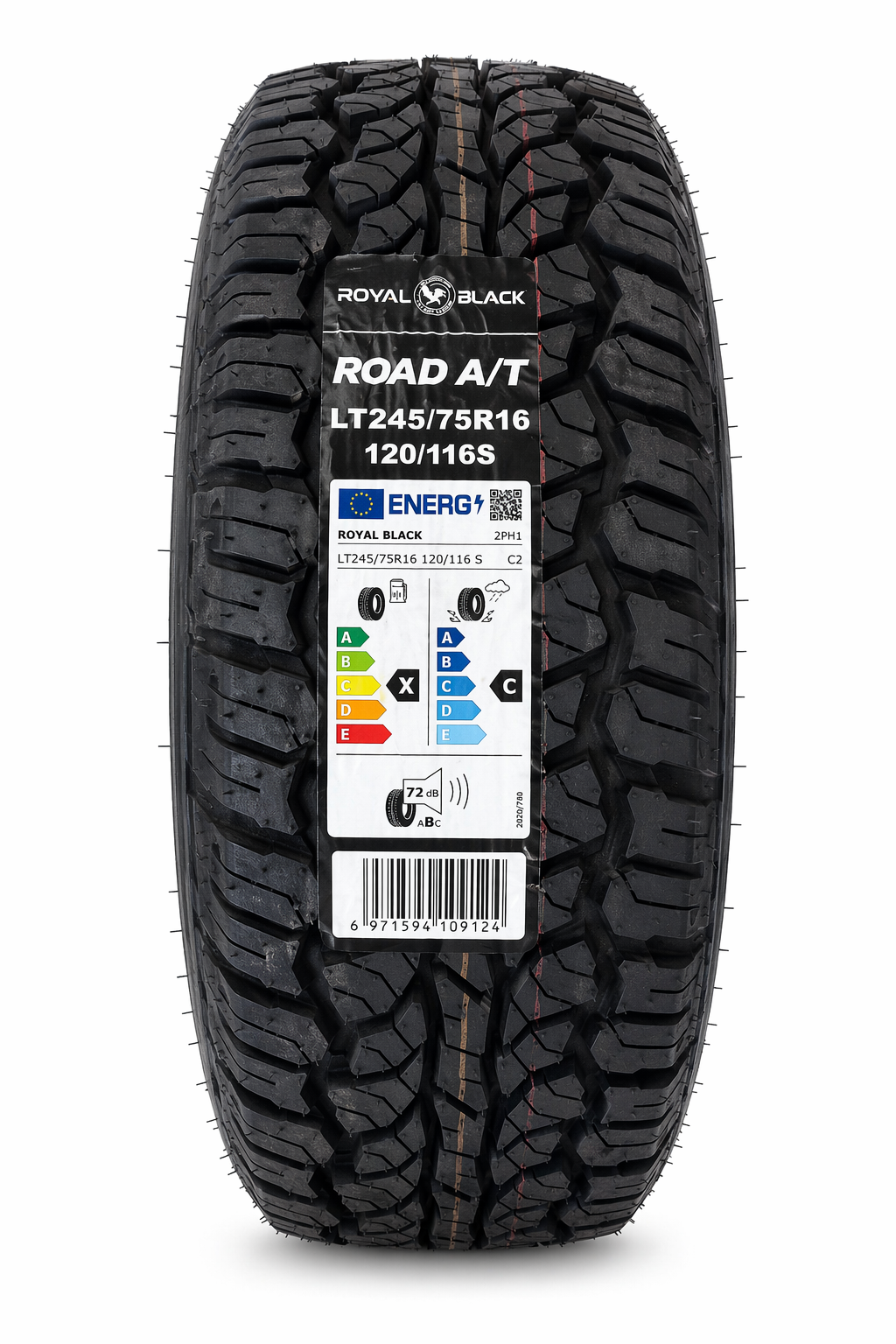 Llanta Royal Black Road A/T LT245/75R16