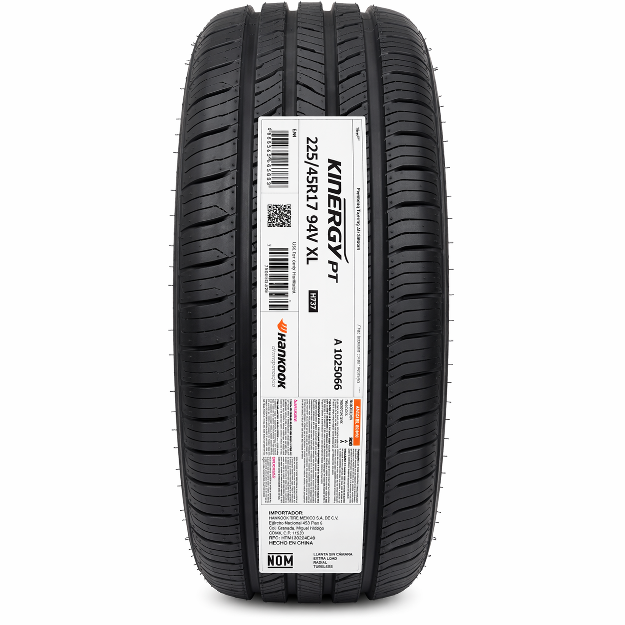 Llanta Hankook Kinergy PT 225/45R17 94V XL