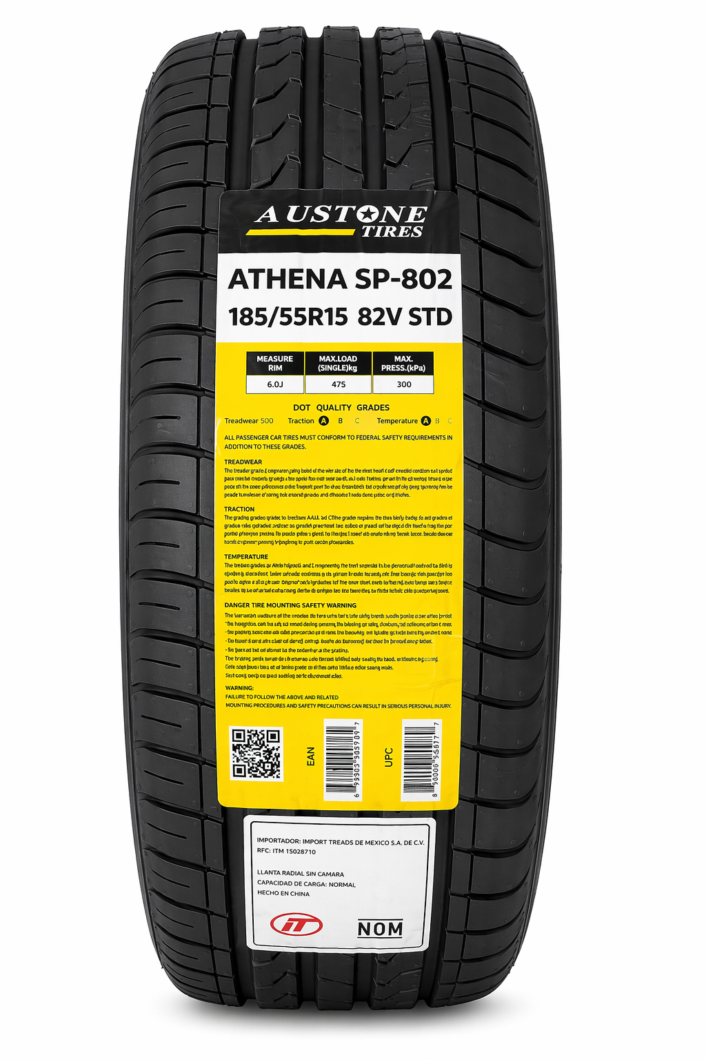 Llanta Austone Athena SP-802 185/55R15