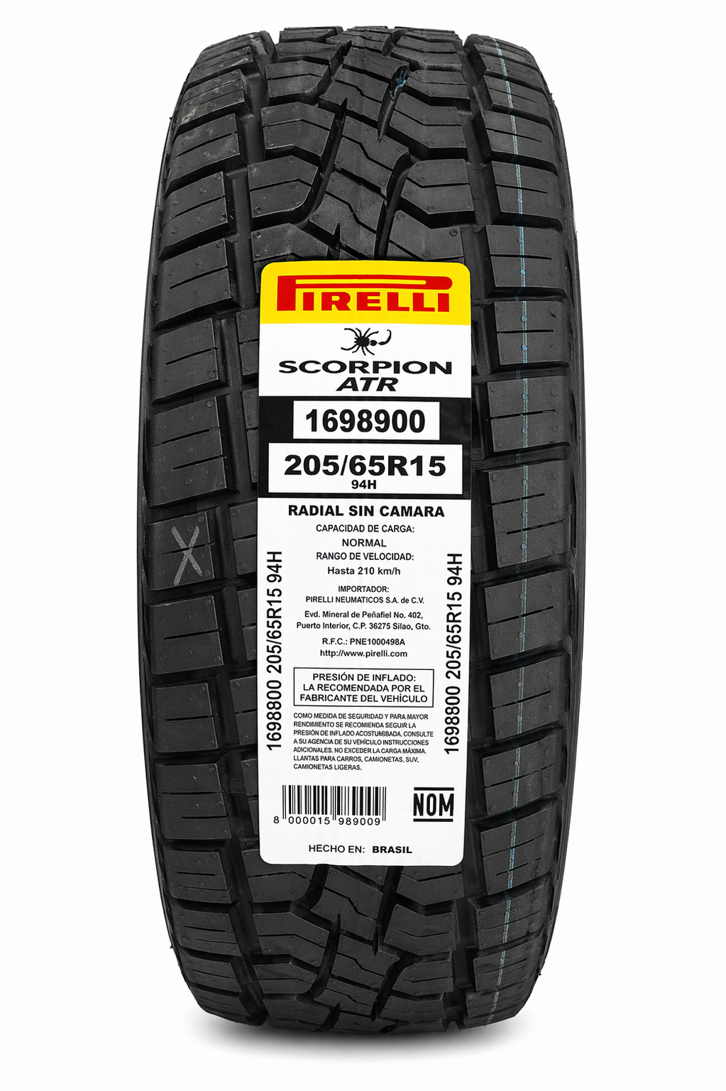 Llanta Pirelli Scorpion ATR 205/65R15