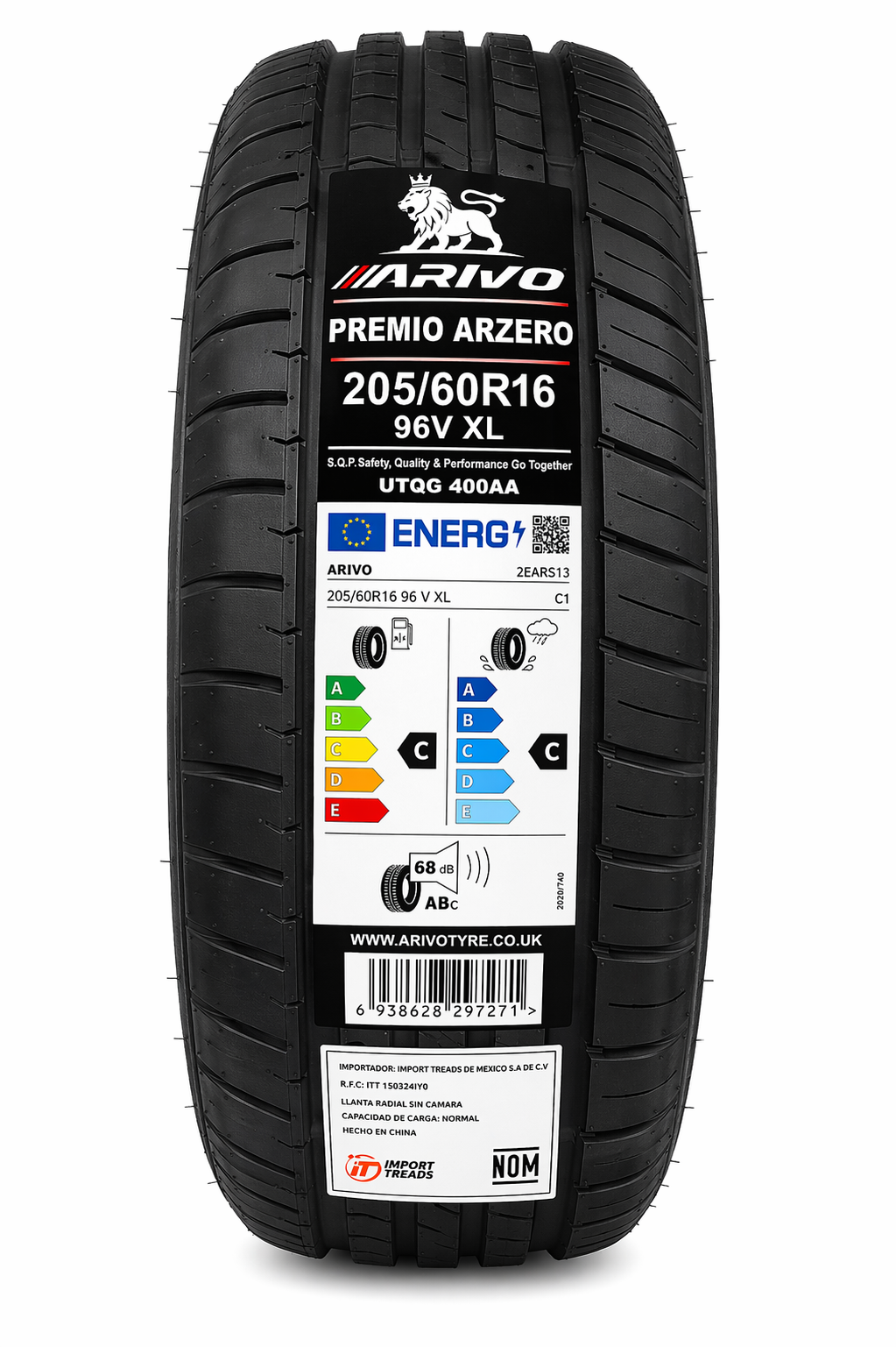 Llanta ARIVO Premio Arzero 205/60R16 96V XL