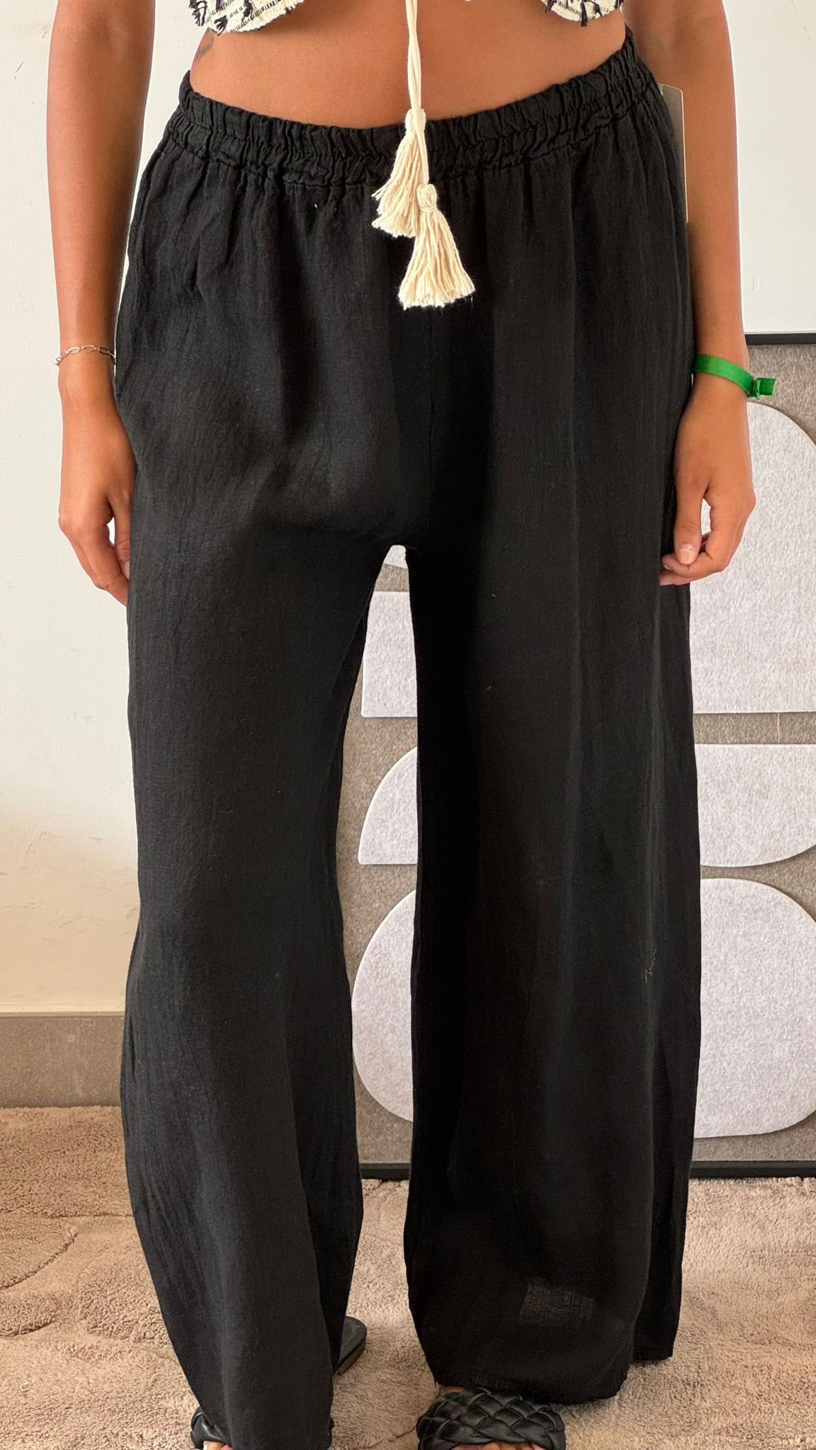 PANTALONE IN LINO
