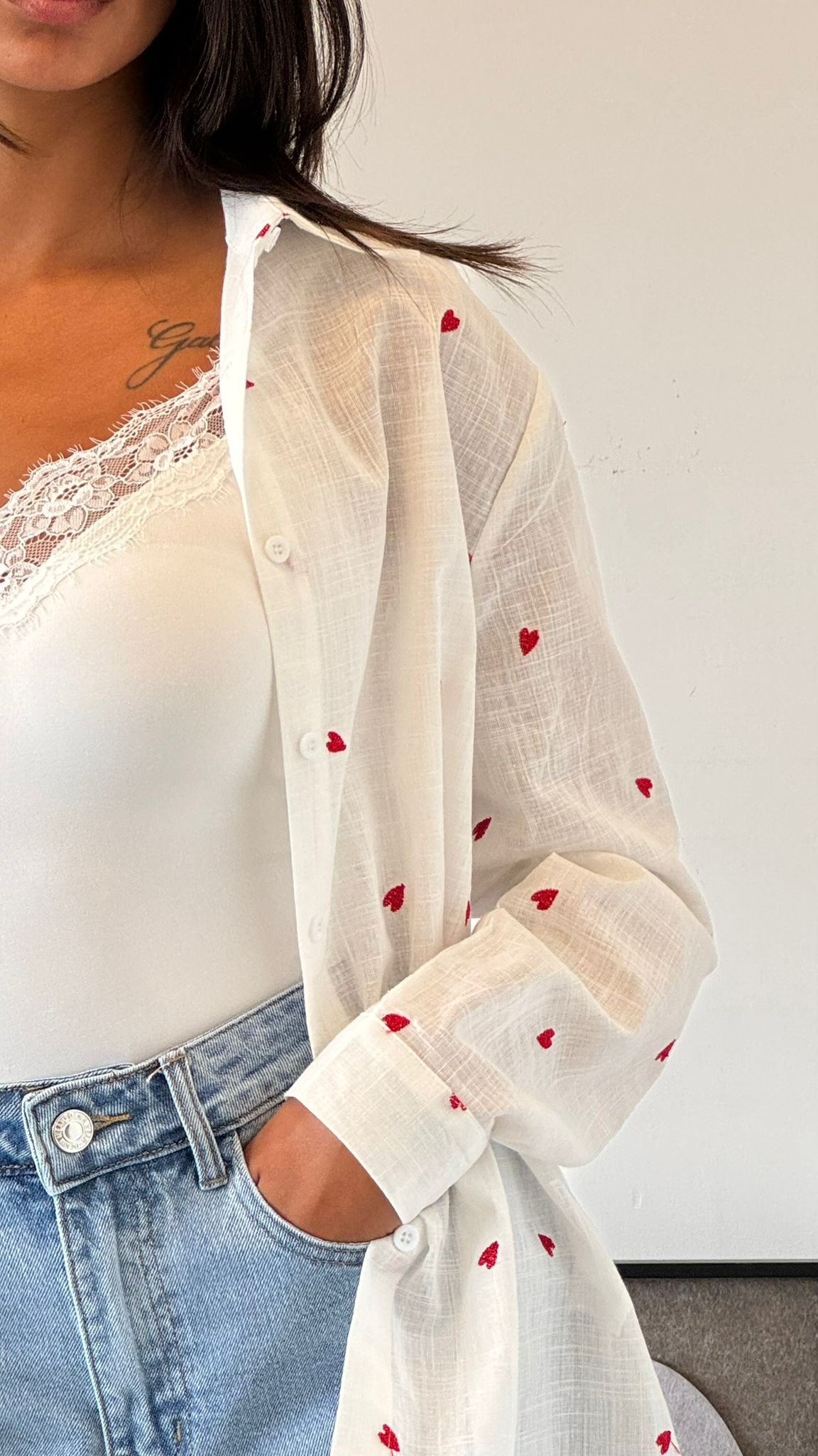 CAMICIA CON CUORI