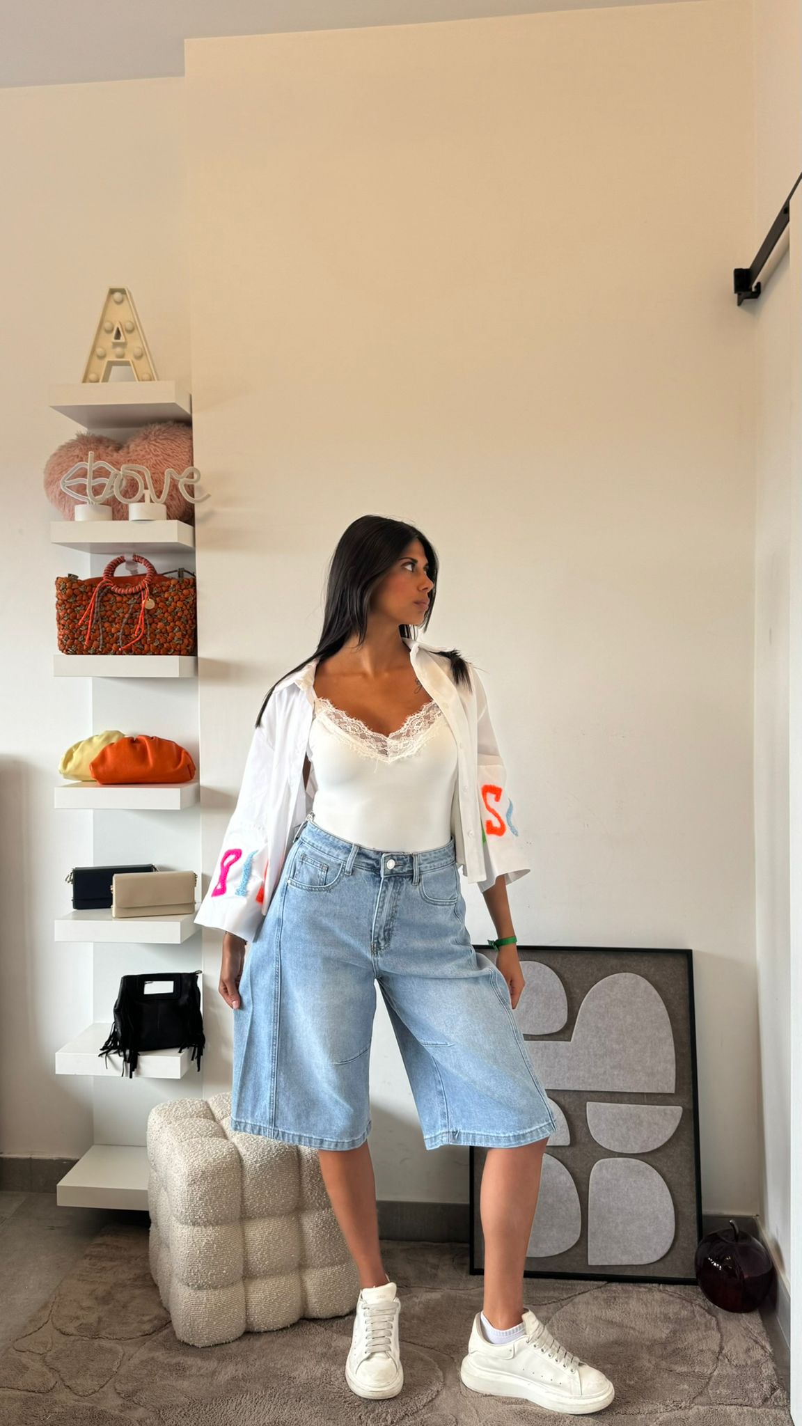 CAMICIA CON INTARSI