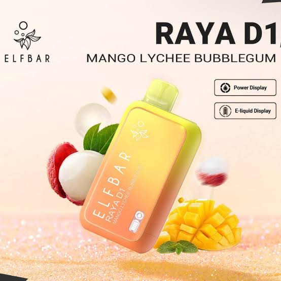 Elfbar Raya D1 Mango Lychee Bubblegum Vape