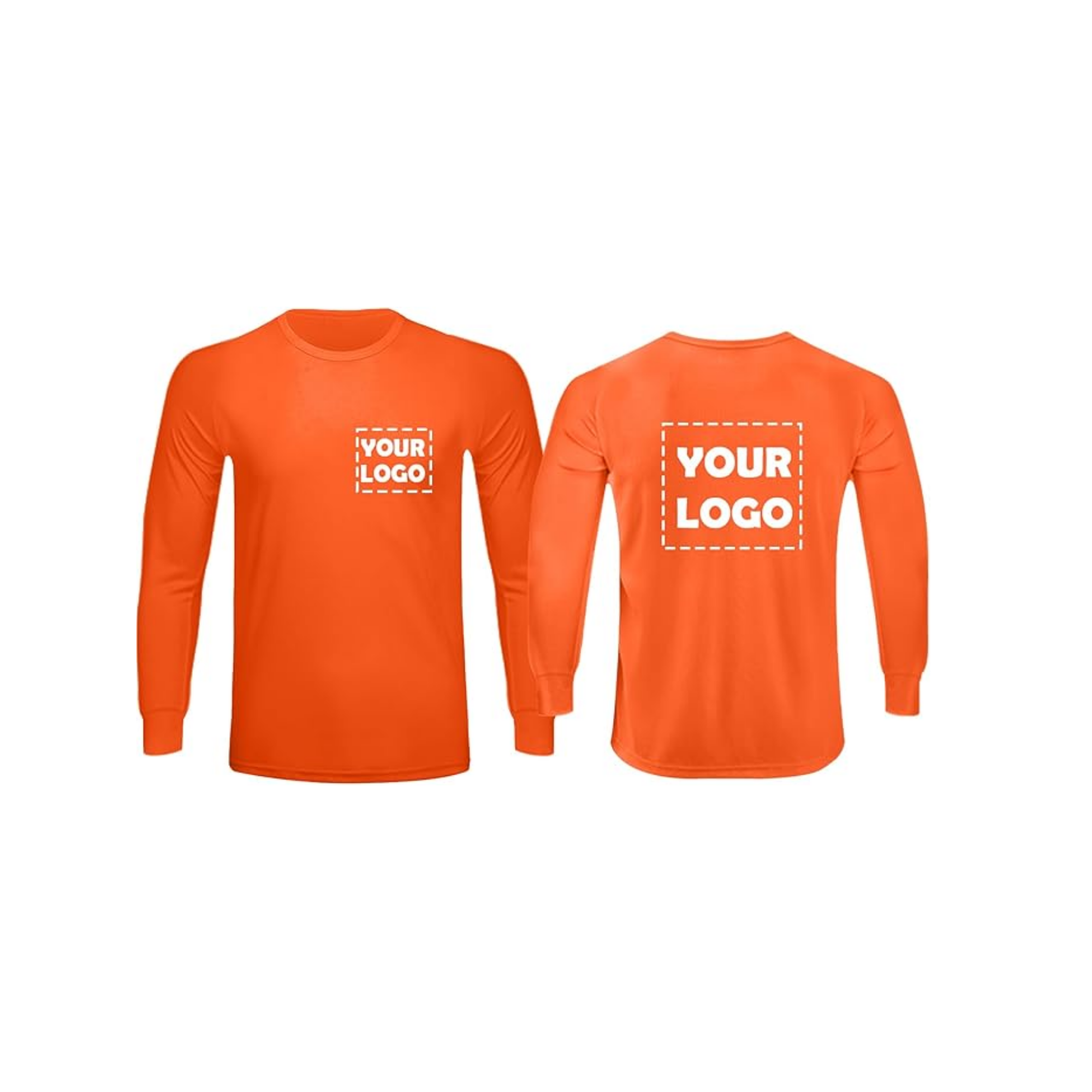 Custom Neon Long Sleeve Dri-Fit T-Shirt
