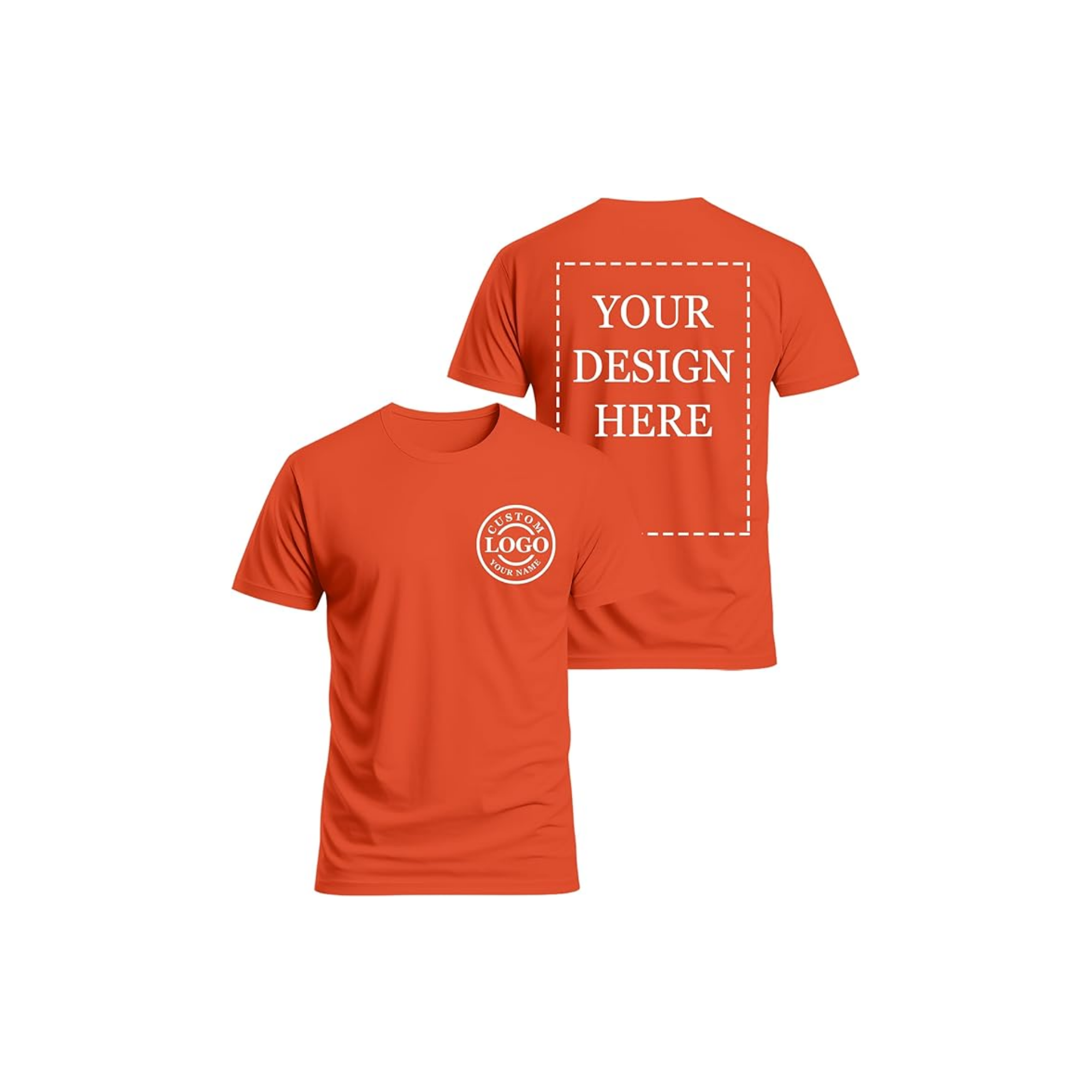 Custom Dri-Fit T-Shirt with Front Pocket and Back Logo