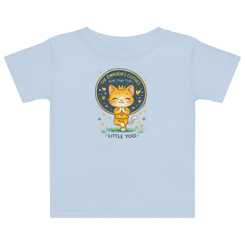 Little Yogi Kids Shirt – Cute Yoga Cat Tee | Positive Mindfulness Shirt for Kids | The Emperor’s Clothes
