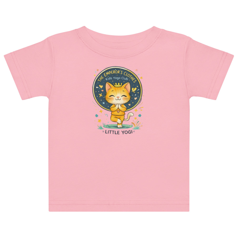 Little Yogi Kids Shirt – Cute Yoga Cat Tee | Positive Mindfulness Shirt for Kids | The Emperor’s Clothes