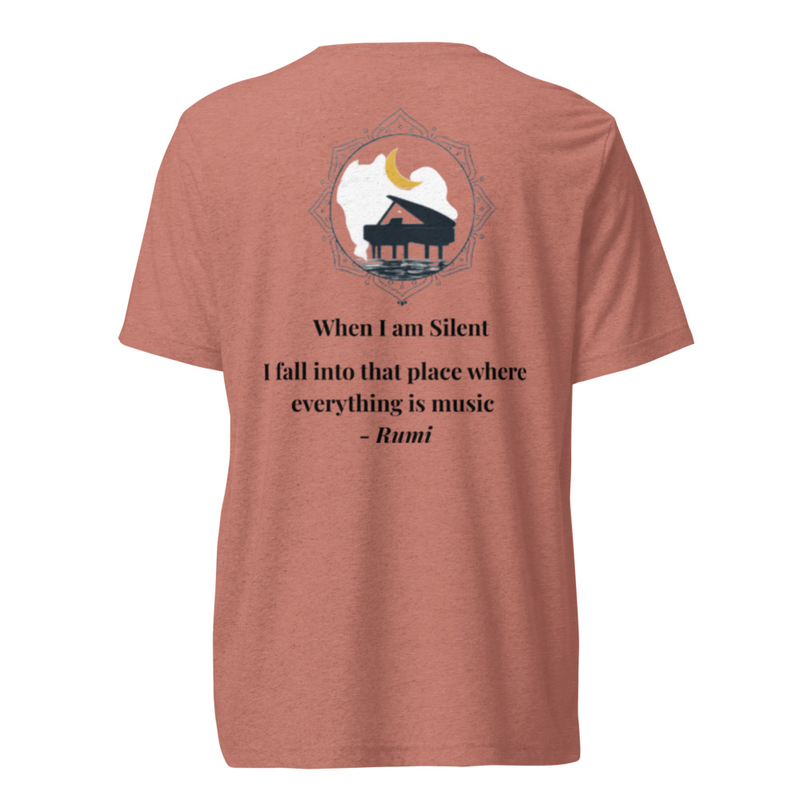 Where Everything Is Music – Rumi Quote Tee