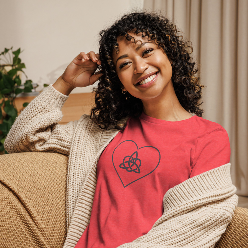 Women's Relaxed Tee Infinity Heart