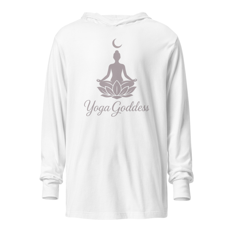 Hooded long-sleeve tee YOGA GODDESS