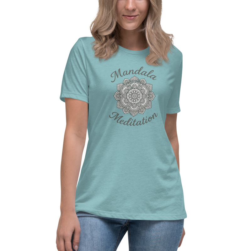 Women's Relaxed T-Shirt Mandala Meditation