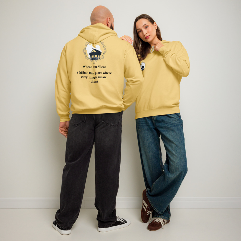 Moonlight Music – Rumi Quote Hoodie