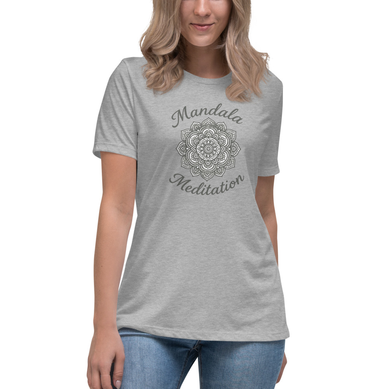 Women's Relaxed T-Shirt Mandala Meditation