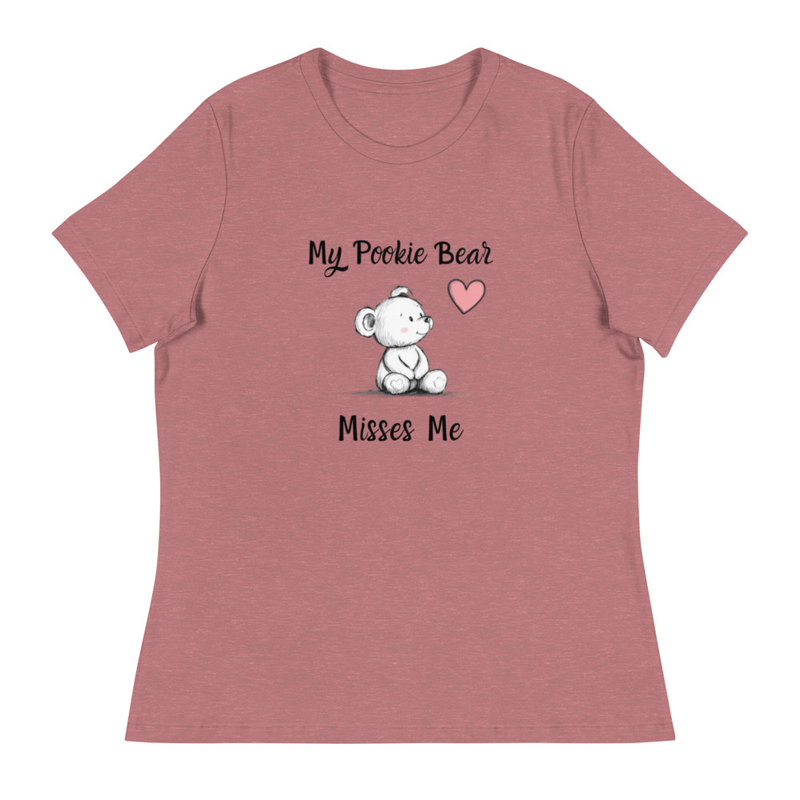 Women's Relaxed T-Shirt POOKIE BEAR