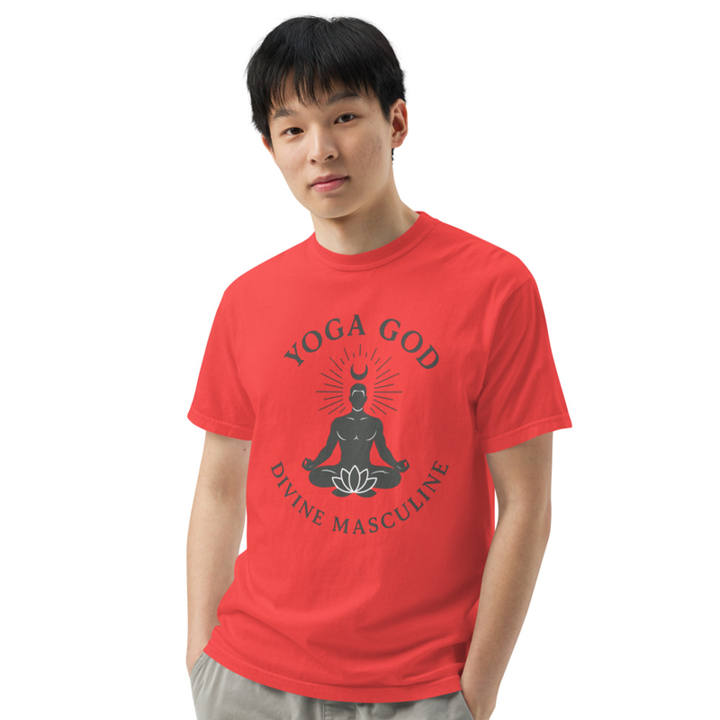 Unisex garment-dyed heavyweight t-shirt YOGA GOD