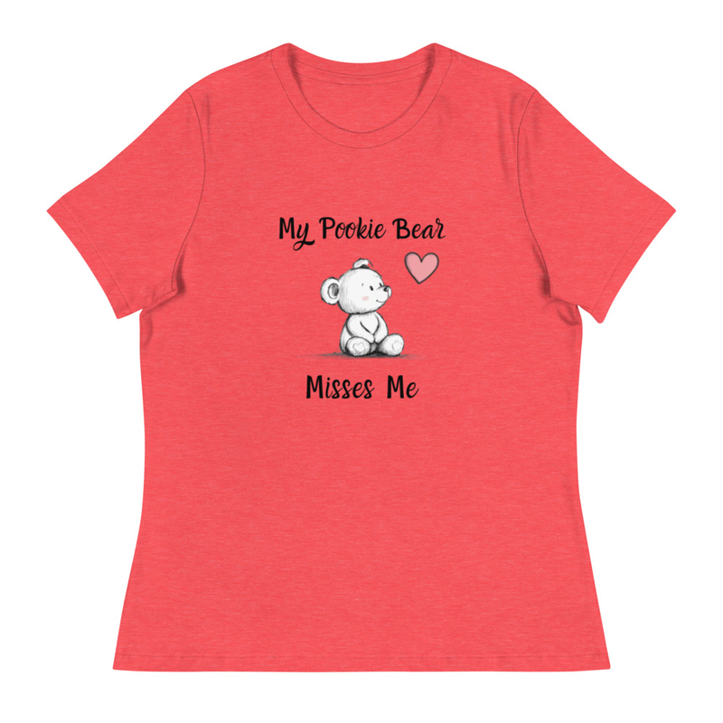 Women's Relaxed T-Shirt POOKIE BEAR