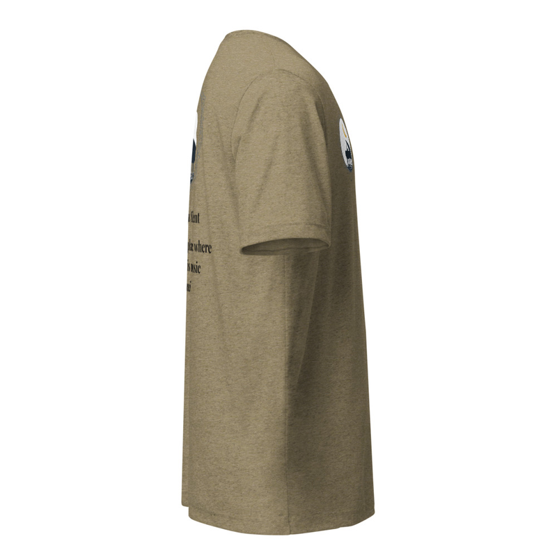 Where Everything Is Music – Rumi Quote Tee