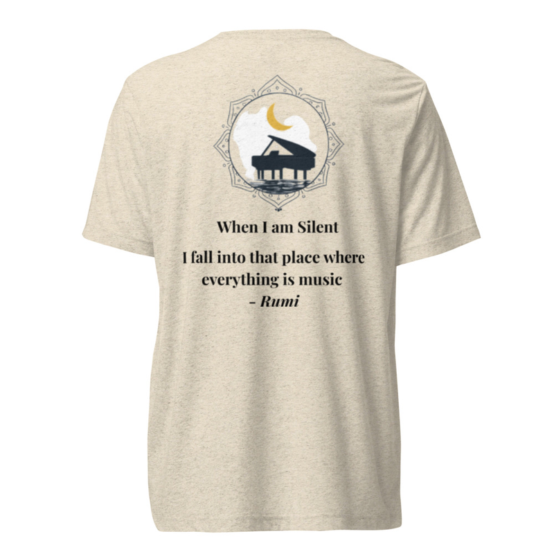Where Everything Is Music – Rumi Quote Tee