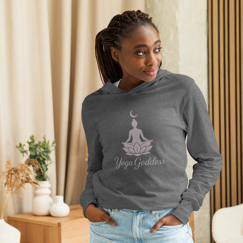 Hooded long-sleeve tee YOGA GODDESS