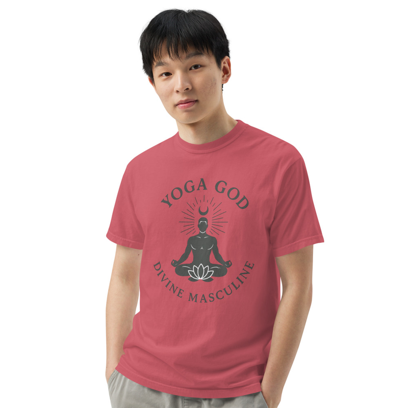 Unisex garment-dyed heavyweight t-shirt YOGA GOD