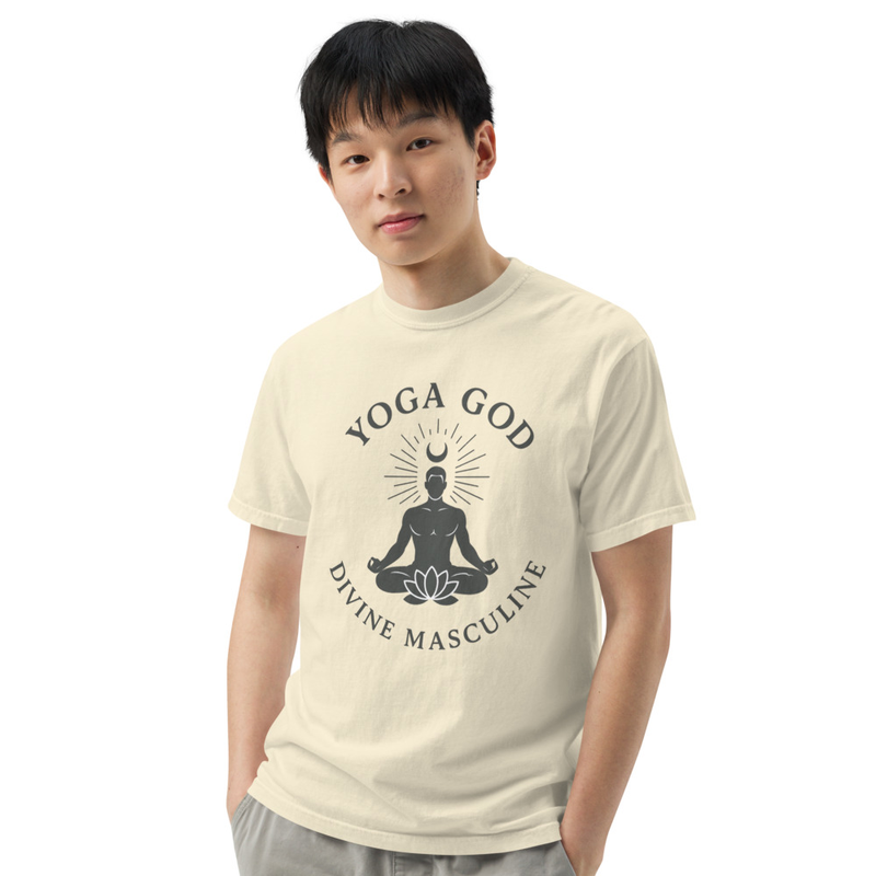 Unisex garment-dyed heavyweight t-shirt YOGA GOD