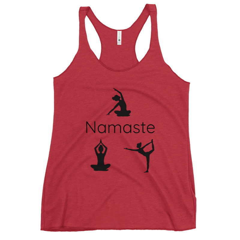 Women's Racerback Tank NAMASTE
