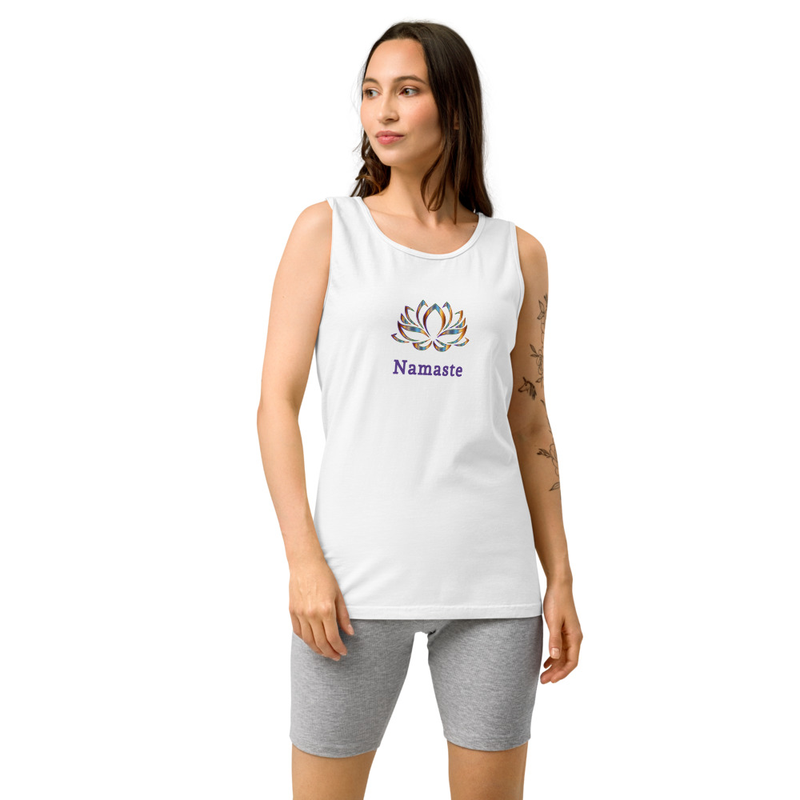 Unisex Namaste Tank Top