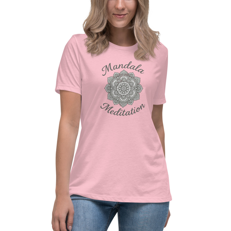 Women's Relaxed T-Shirt Mandala Meditation