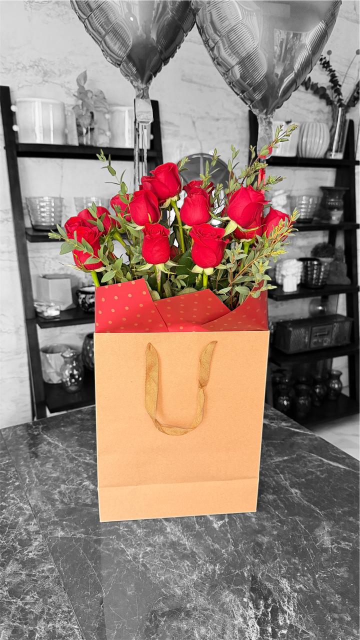 Bolsa de Rosas Rojas