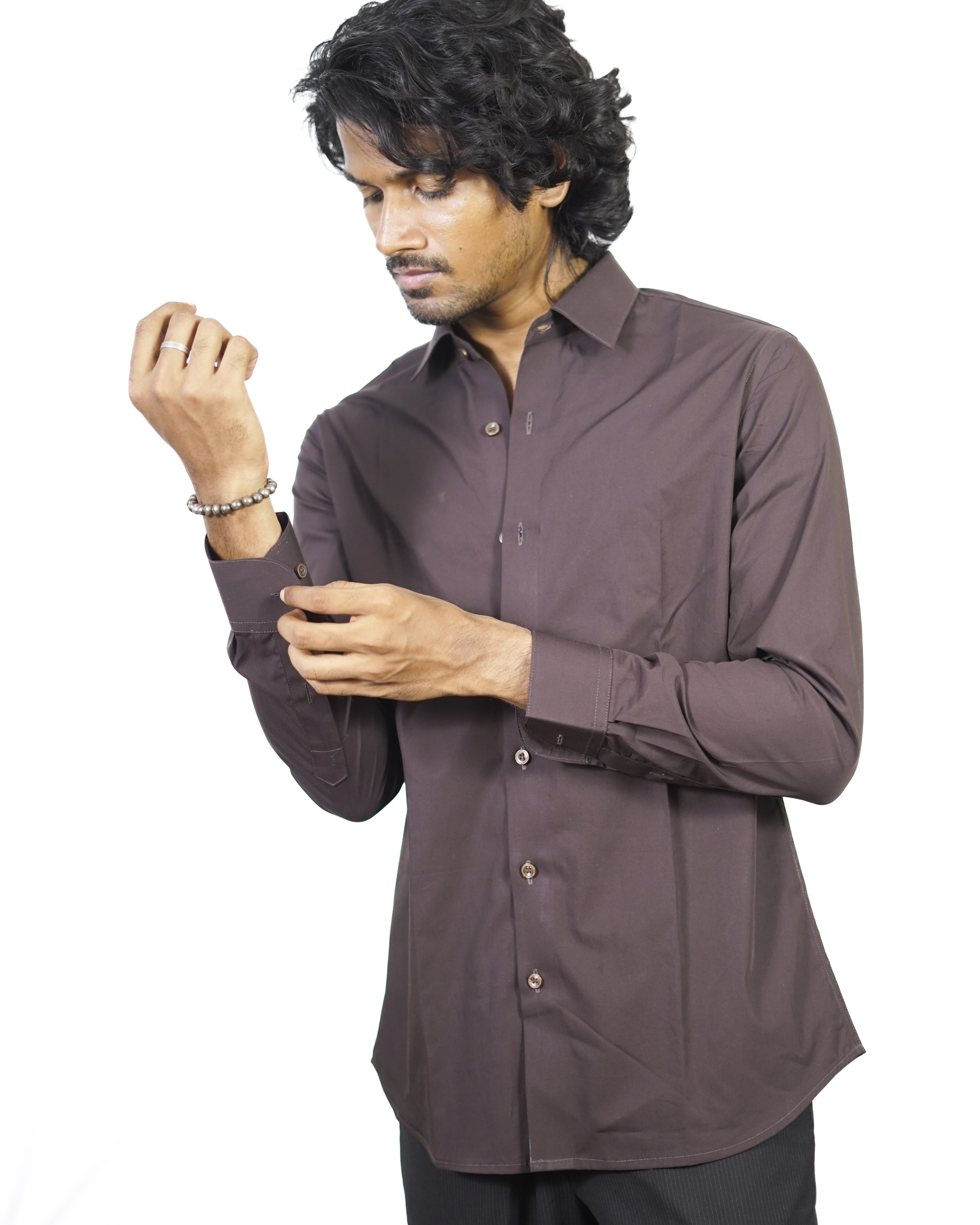 Lavender Slim Fit Men's Shirt