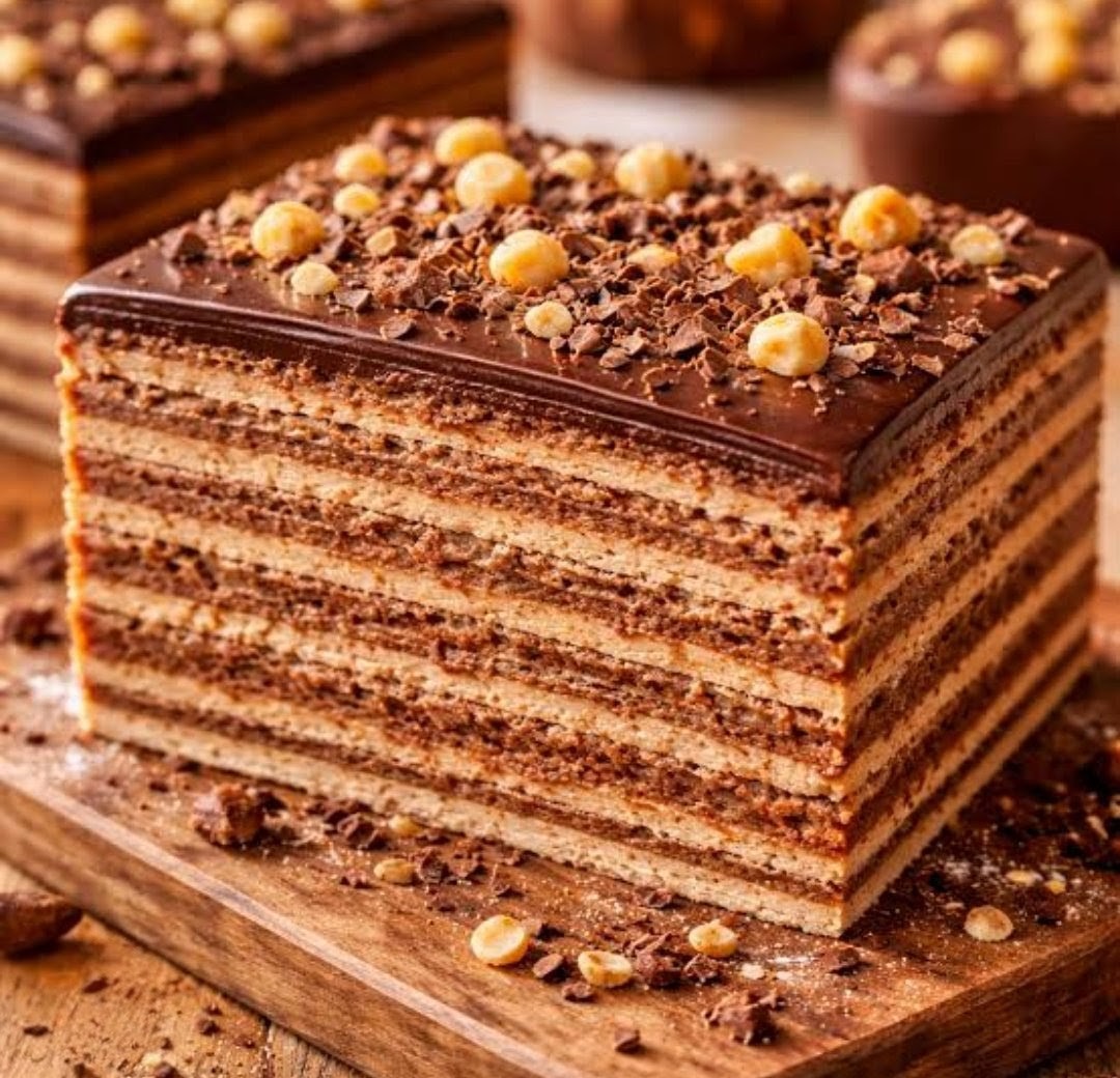 Chocolate Hazelnut Layer Cake