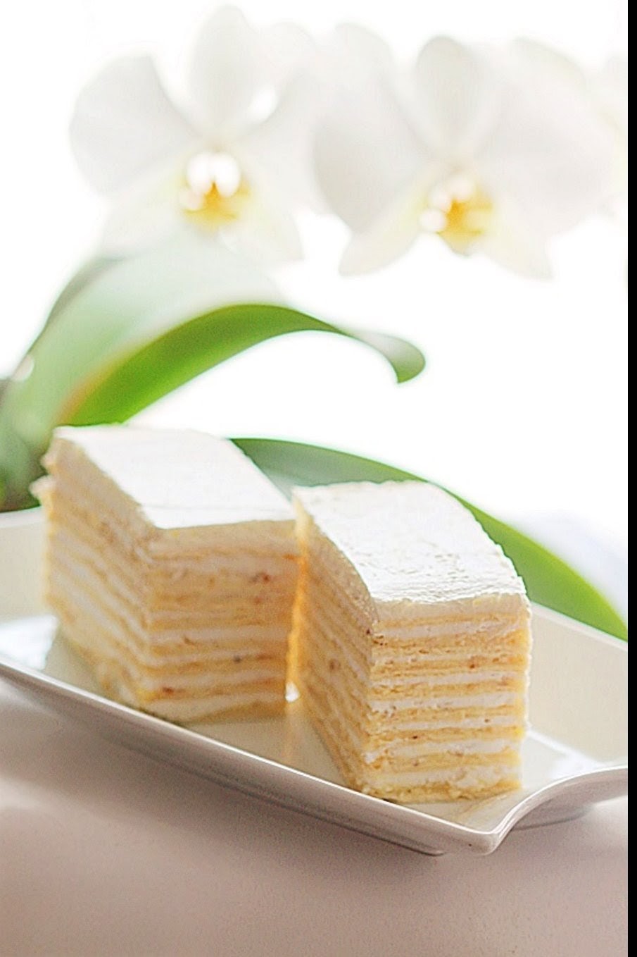 Vanilla Mille-Feuille Cake