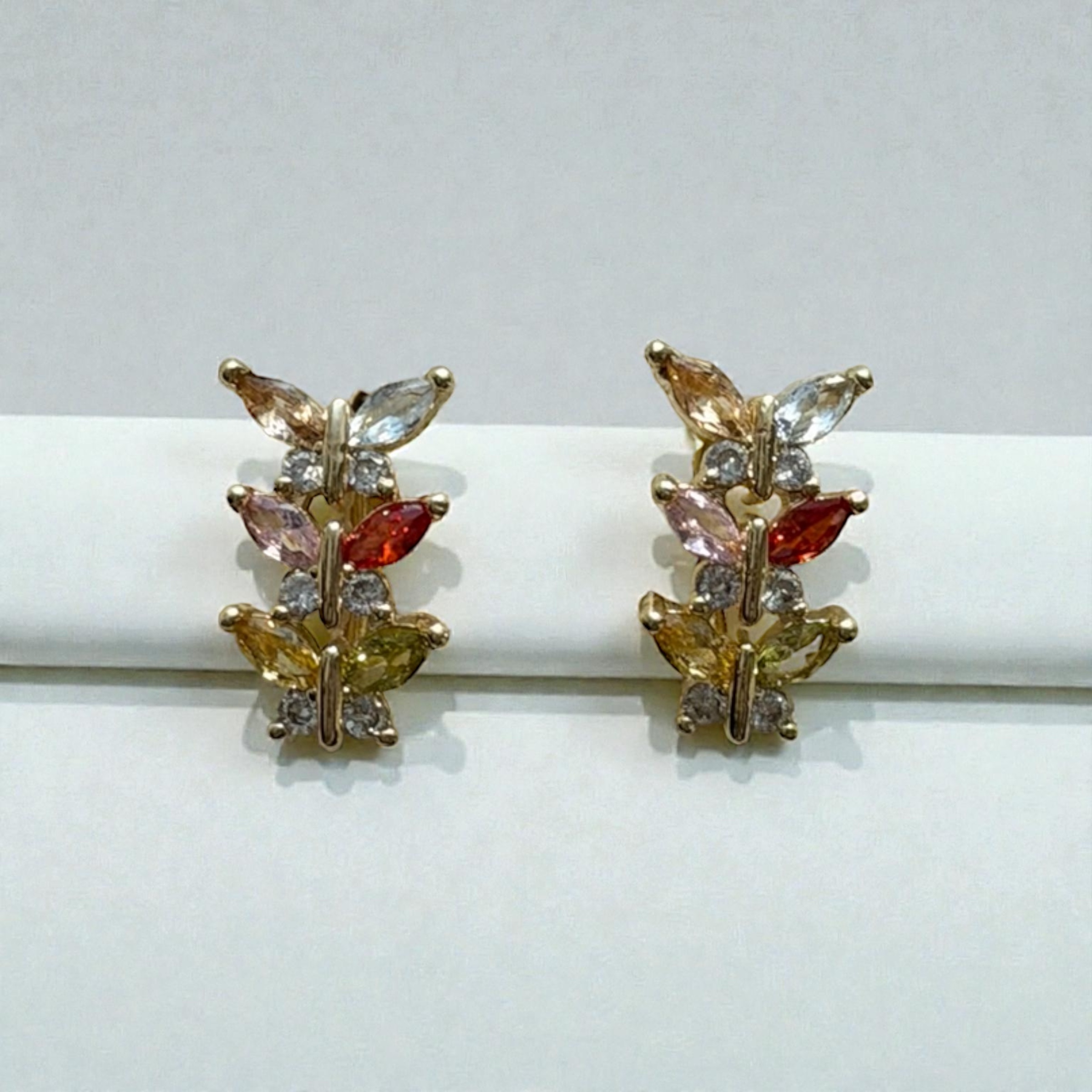Aretes Mariposa Cristal