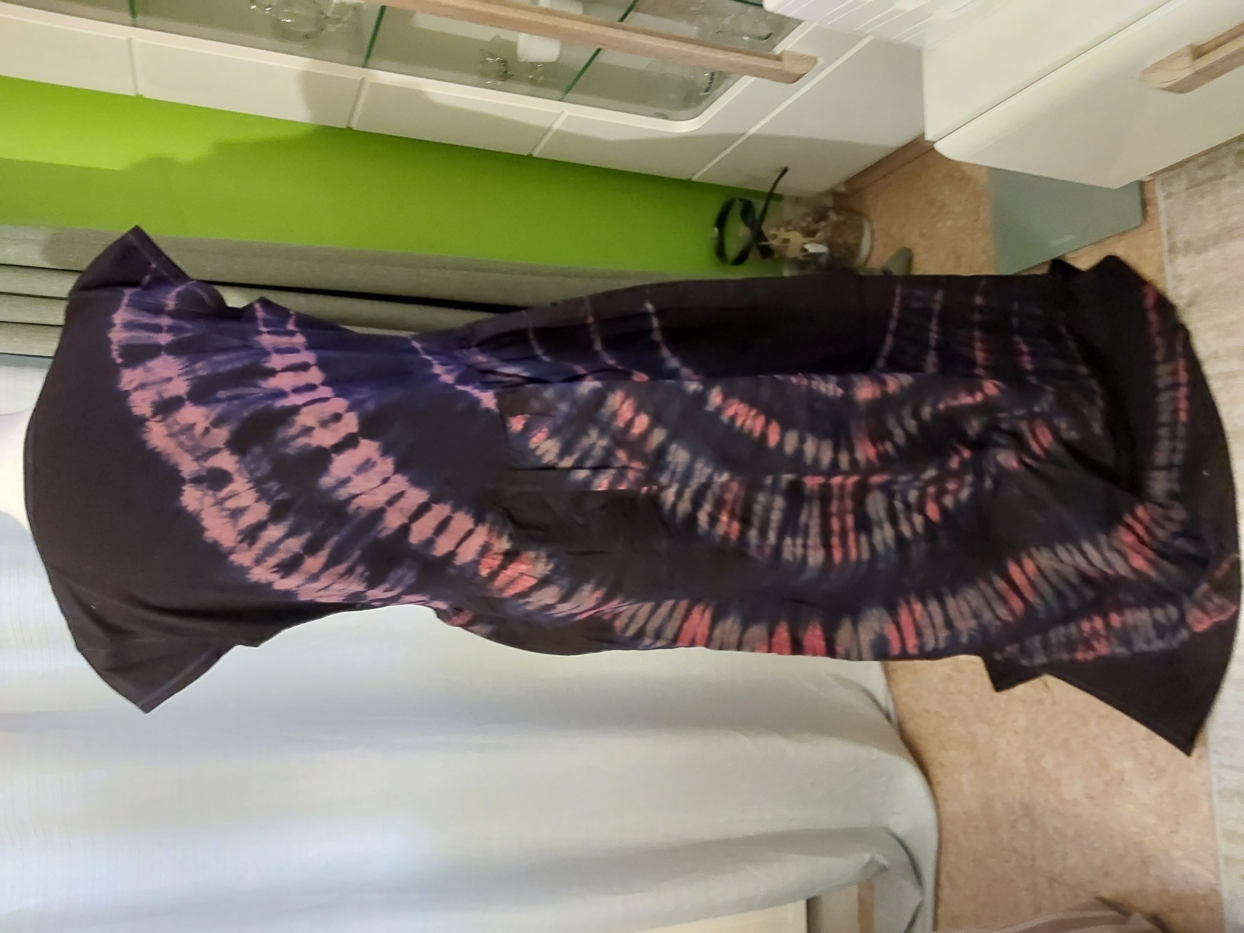 Robe longue tie-dye