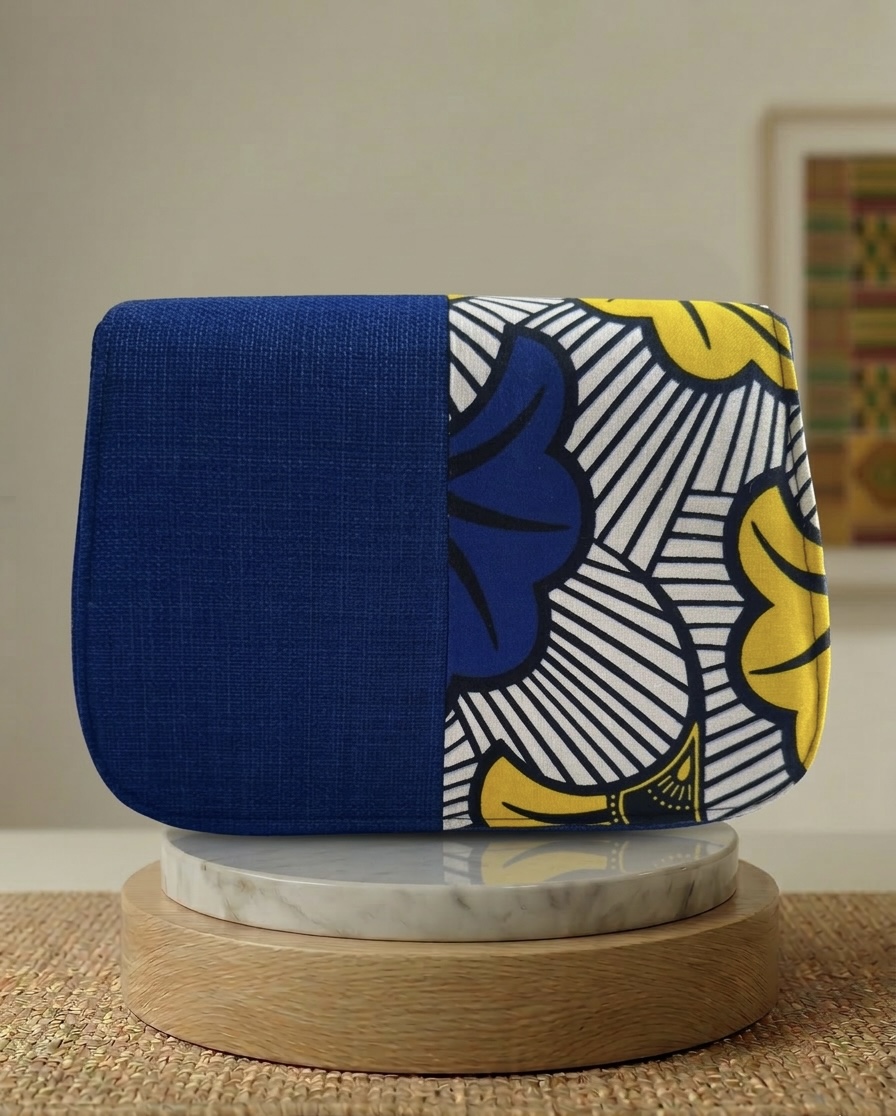 Sac à bandoulière en tissu wax