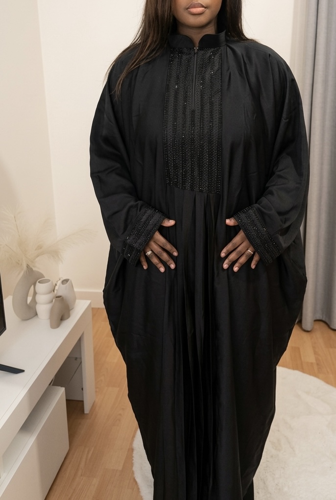 Abaya noire élégante