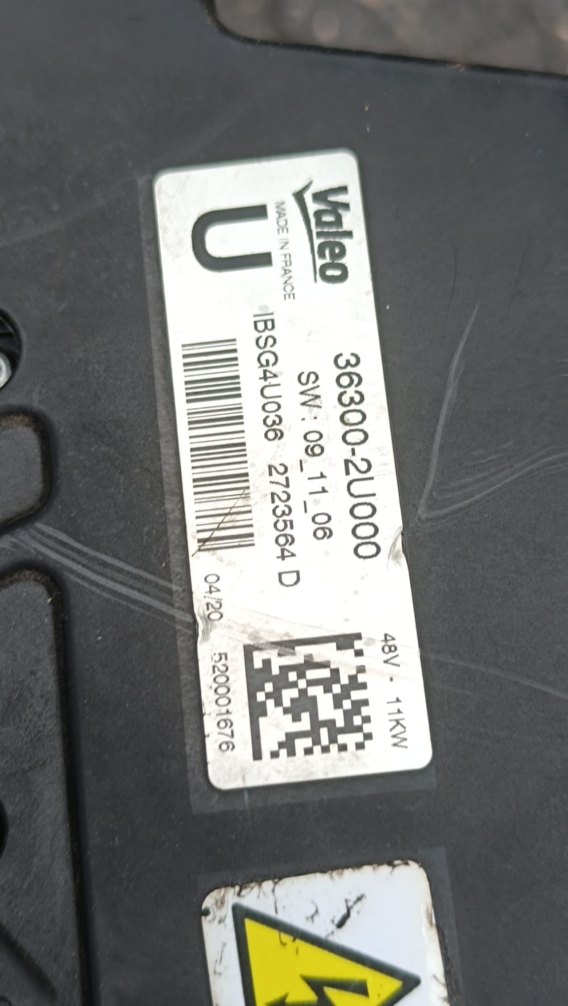 Alternador 36300-2U000