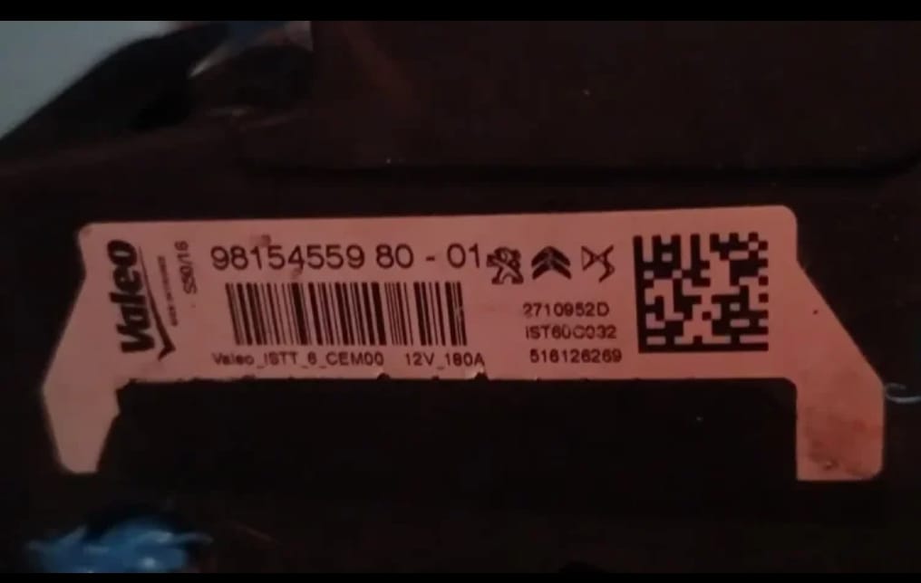 Alternador 9815455980