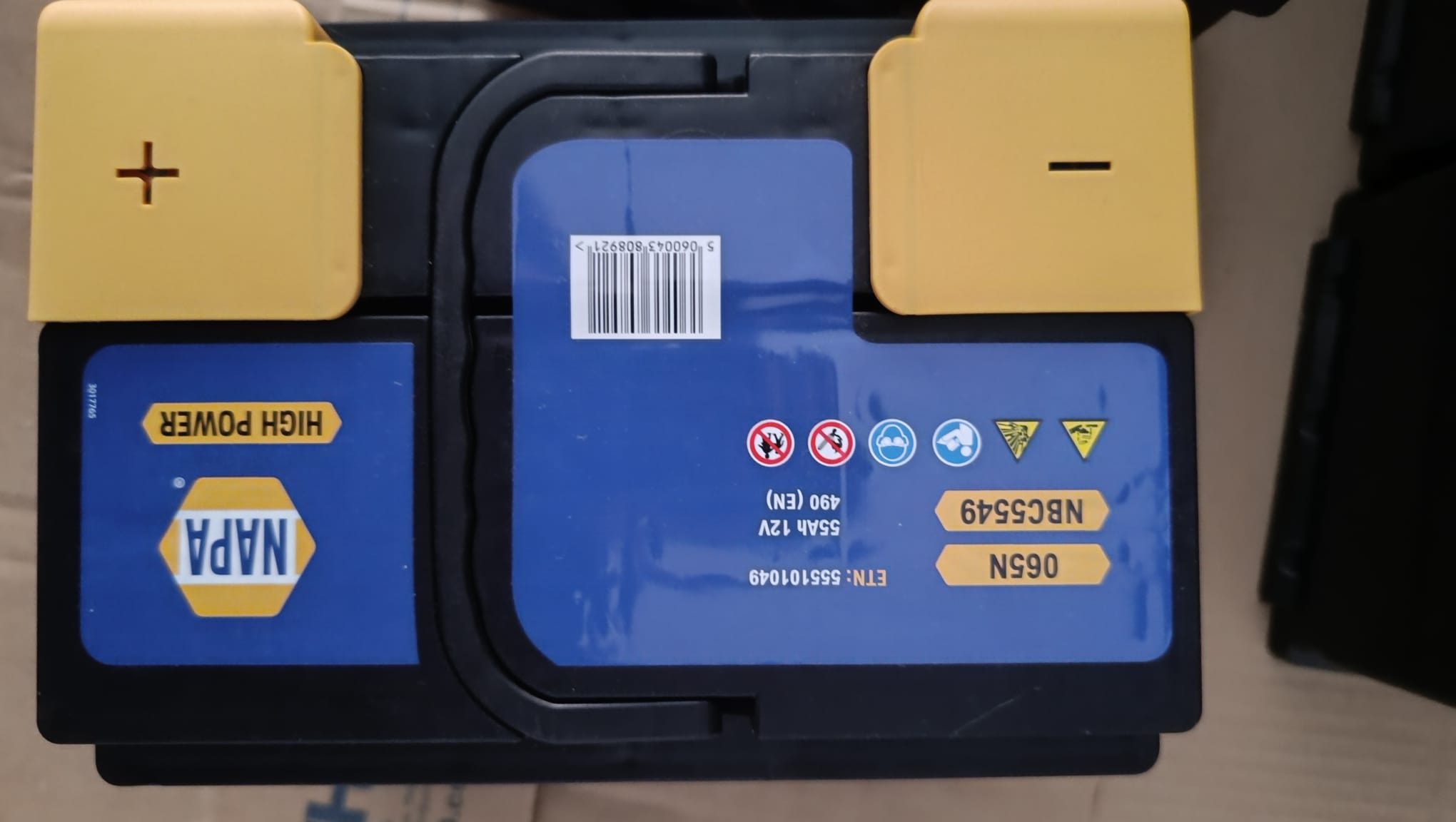 bateria 55Ah 490EN high power NBC5549 065N