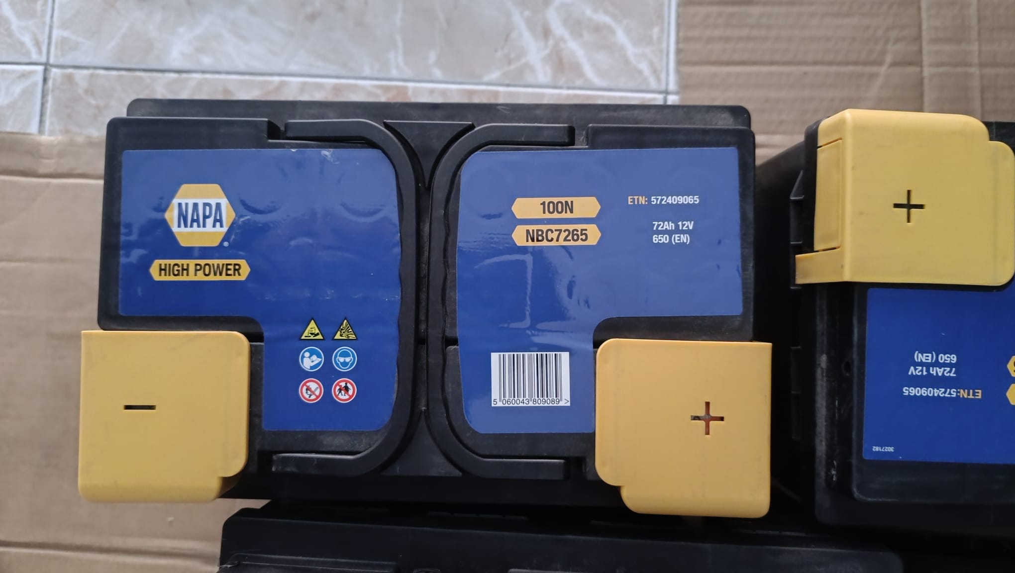 Bateria 72Ah 650EN  high power NBC7265 100N