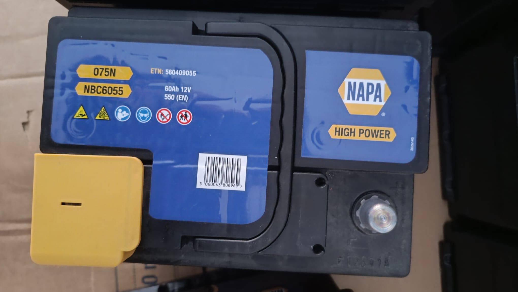 Bateria 72Ah 650 EN high power NBC7265 100N 72Ah 650 EN